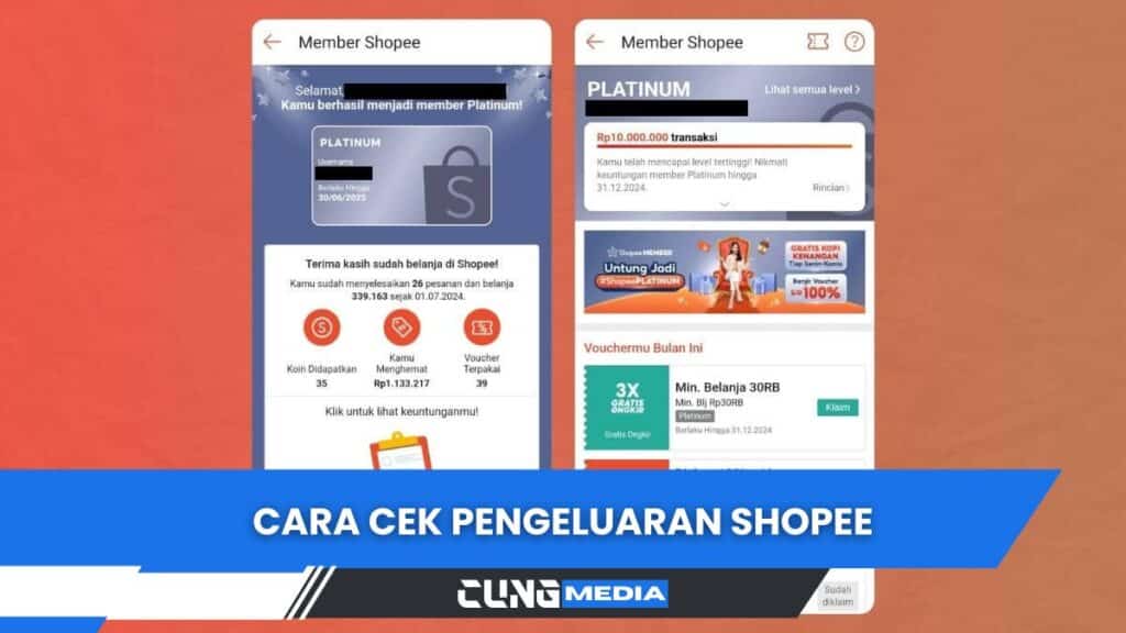 Cara Cek Pengeluaran Shopee