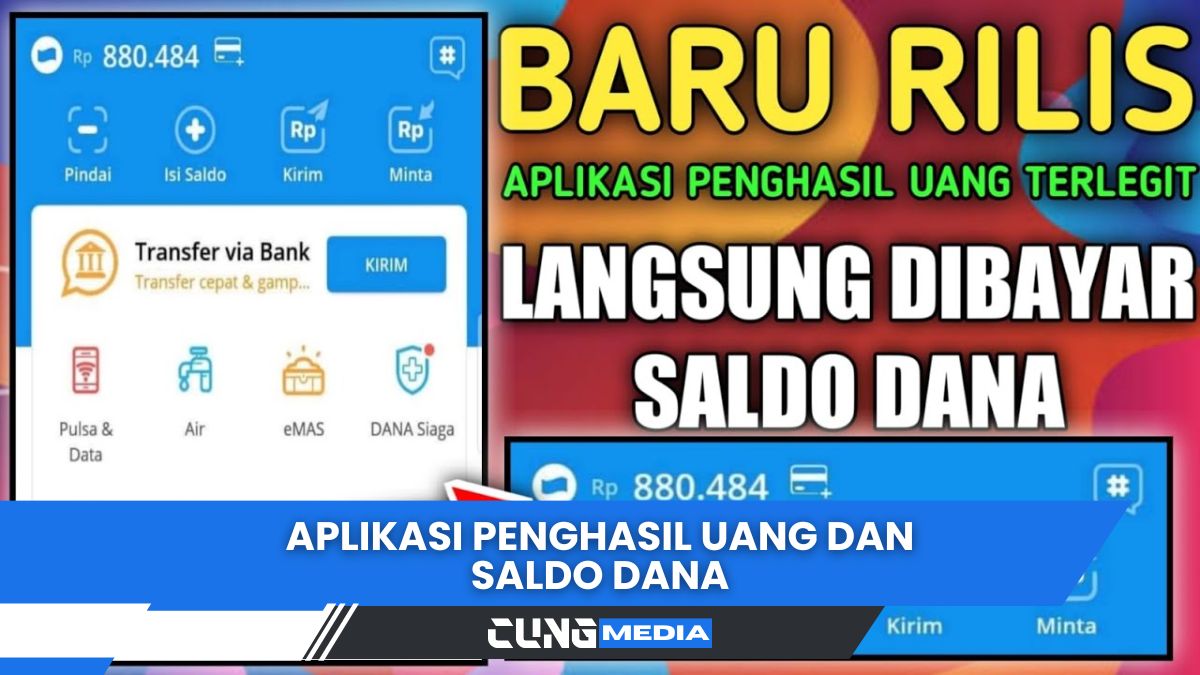 Aplikasi Penghasil Uang dan Saldo DANA