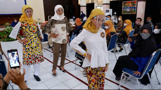 Batik Umpluk Berbahan Bambu SLB Negeri Pembina Yogyakarta Raih Paten