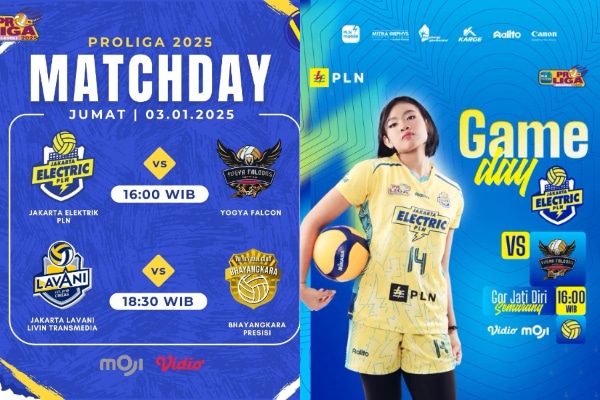 Jadwal Pertandingan Proliga 2025 Hari Ini! Siapa Juara Favoritmu?