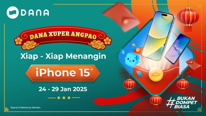 Jangan Lewatkan! Cuma Sampai 29 Januari Dapatkan iPhone 15 di DANA!