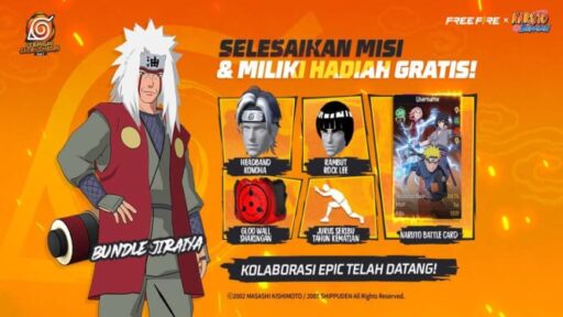 Kolaborasi Garena Free Fire X Naruto Shippuden: Dapatkan Item Gratis!