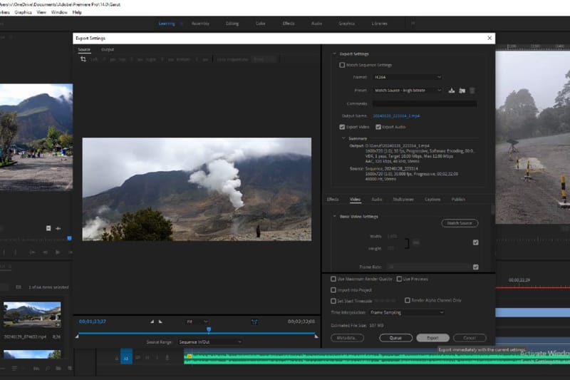 Langkah Mudah Cara Render Video di Adobe Premiere Pro