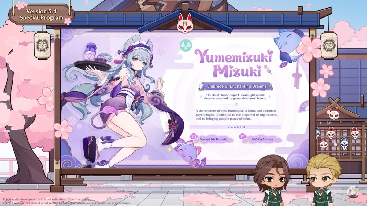 Livestream Genshin Impact 5.4: Mizuki Debut & Festival Inazuma!