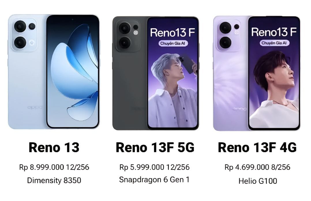 OPPO Reno13 Series Rilis! Cek Spesifikasi, Harga, dan Pre-order!