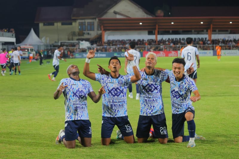 PSPS Puncaki Klasemen Grup X Liga 2 Setelah Taklukkan Persiraja!