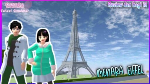 Panduan Lengkap Membangun Menara Eifel di Sakura School Simulator