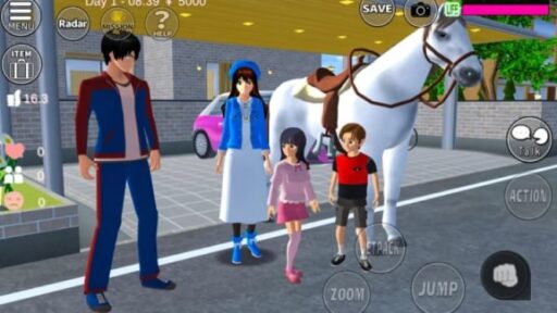 Panduan Lengkap Seru Mengendarai Kuda di Sakura School Simulator!