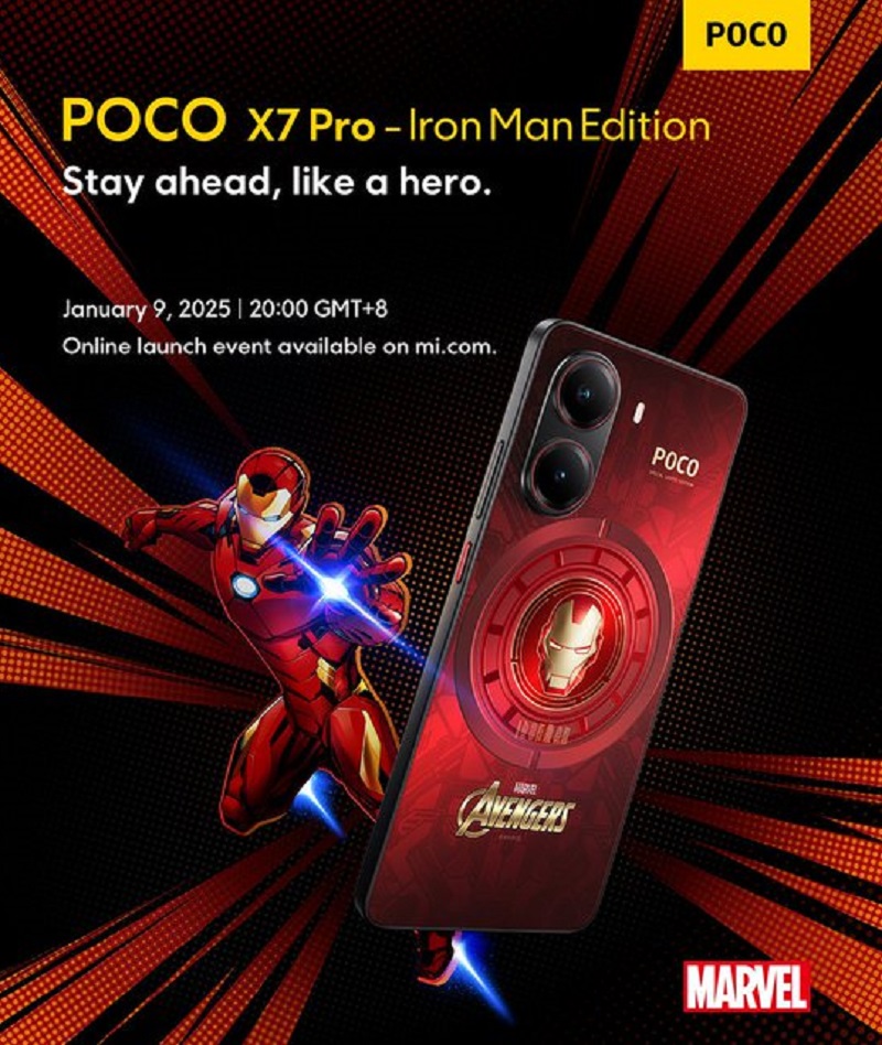 Poco X7 Pro Edisi Khusus Iron Man Segera Hadir! Simak Selengkapnya