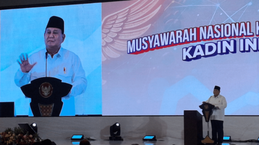 Prabowo: Swasta Dominasi Proyek Infrastruktur di Munas Kadin