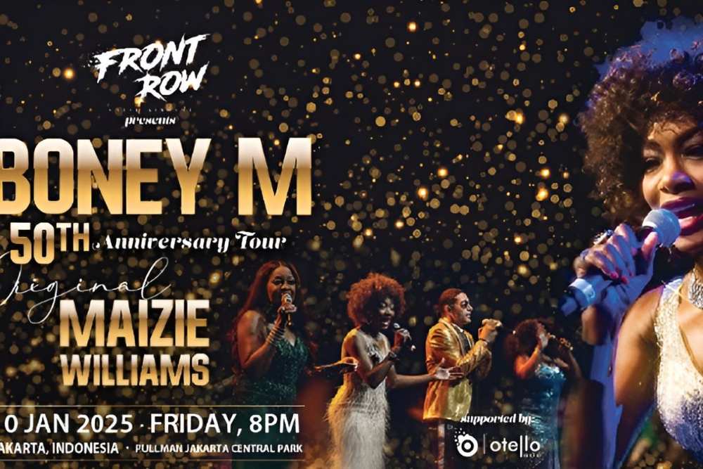 Rayakan 50 Tahun Berkarya, Konser Boney M Pukau Penggemar Jakarta