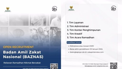 Rekrutmen Relawan Ramadhan BAZNAS 2025 Dibuka! Yuk, Simak Cara Daftar!