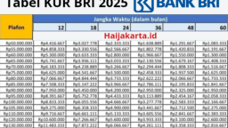 Simulasi Tabel KUR BRI 2025: Pinjaman 100 Juta untuk UMKM!