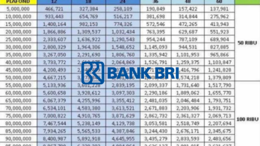 Simulasi Tabel Non KUR BRI 2025: Cicilan Hanya Rp1.290.000/Bulan!