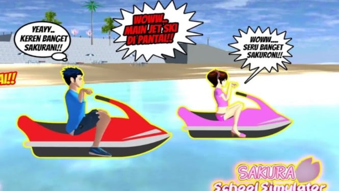 Temukan Kumpulan Lengkap ID Jetski Terbaik di Sakura School Simulator!