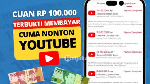 Terbukti Membayar! Dapatkan Saldo DANA Gratis Rp100.000 Nonton YouTube