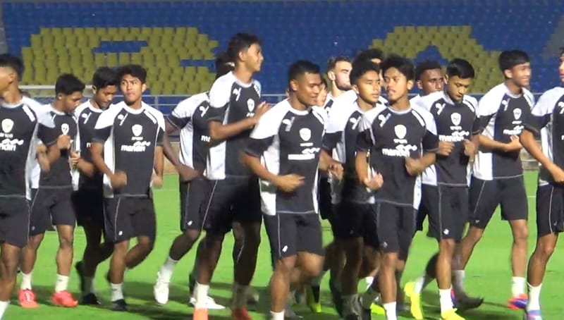 Timnas U20 Latihan Intens di Gelora Delta Sidoarjo Jelang U20 Challenge 2025