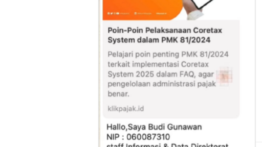 Waspada! Modus Penipuan Berkedok Coretax Pajak yang Sering Muncul