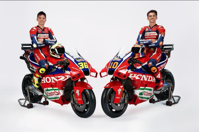 Honda HRC Castrol Meluncur: Joan Mir & Luca Marini Tampil Glamor!