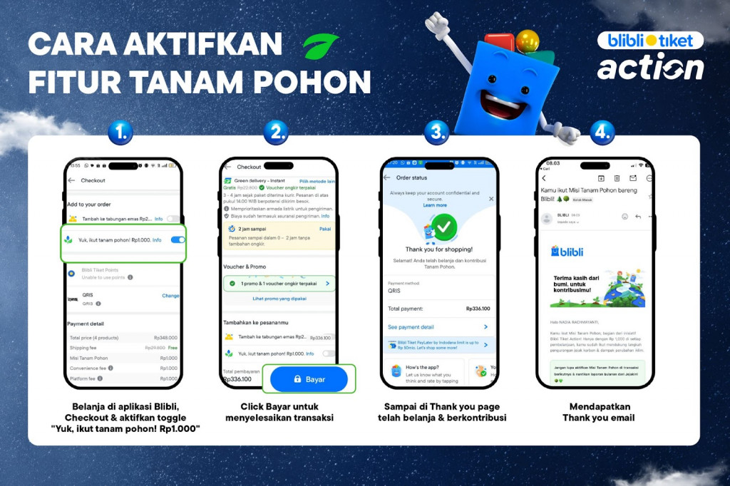 Ikuti Misi Tanam Pohon Blibli: Belanja Sambil Jaga Lingkungan!