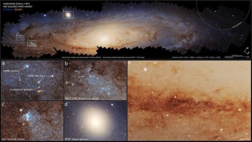 Ilmuwan Ungkap Keindahan Galaksi Andromeda Lewat Foto Menakjubkan!