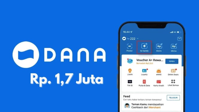 Wow! Dapatkan Saldo DANA Gratis Rp1,7 Juta Hanya Main Game!