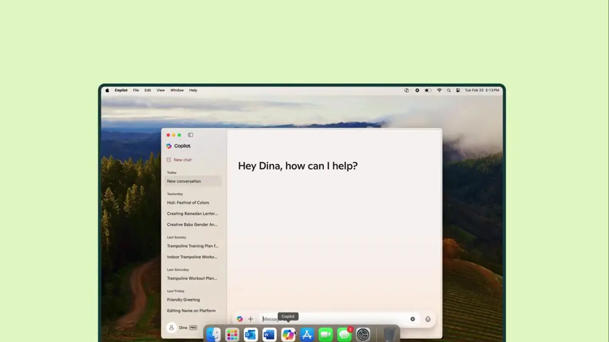 Microsoft Copilot untuk Mac Resmi Diluncurkan, Ini Syaratnya!